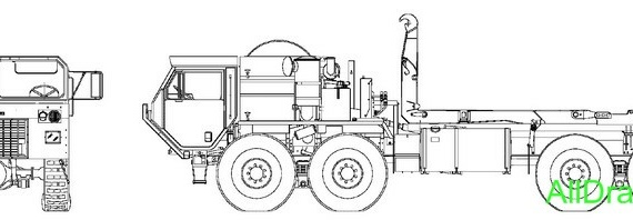 Oshkosh HEMTT LHS чертежи (рисунки) грузовика